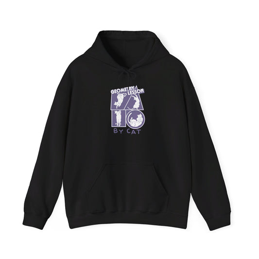 Hooded Sweatshirt - Geometry Cat